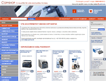 Tablet Screenshot of copyshop.sk