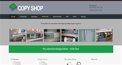 Desktop Screenshot of copyshop.dk