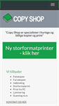 Mobile Screenshot of copyshop.dk