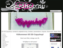 Tablet Screenshot of copyshop.nu