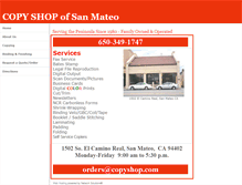 Tablet Screenshot of copyshop.com